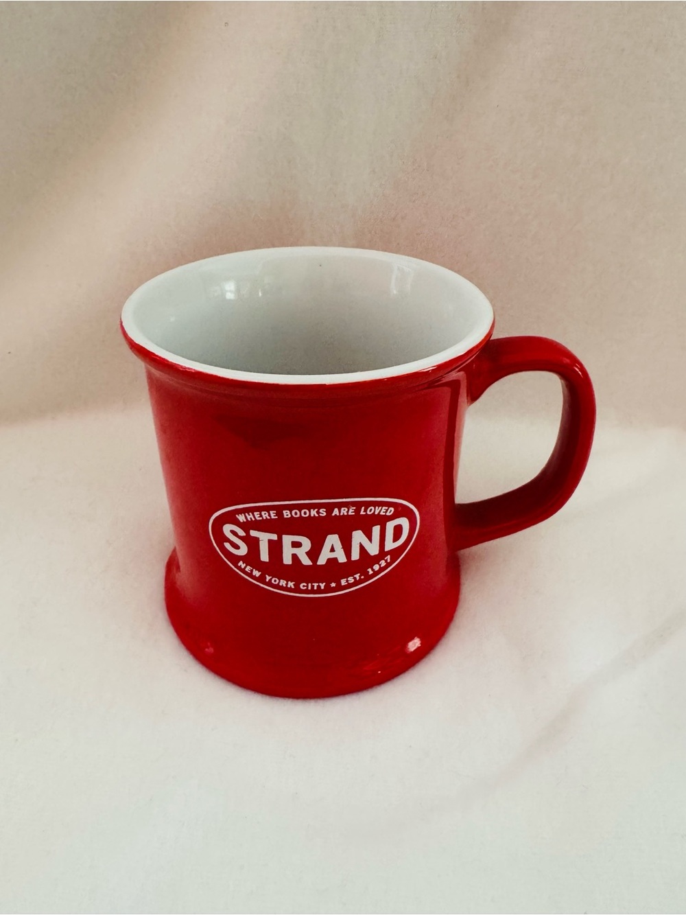 STRAND Bookstore in New York  Red Ceramic Mug